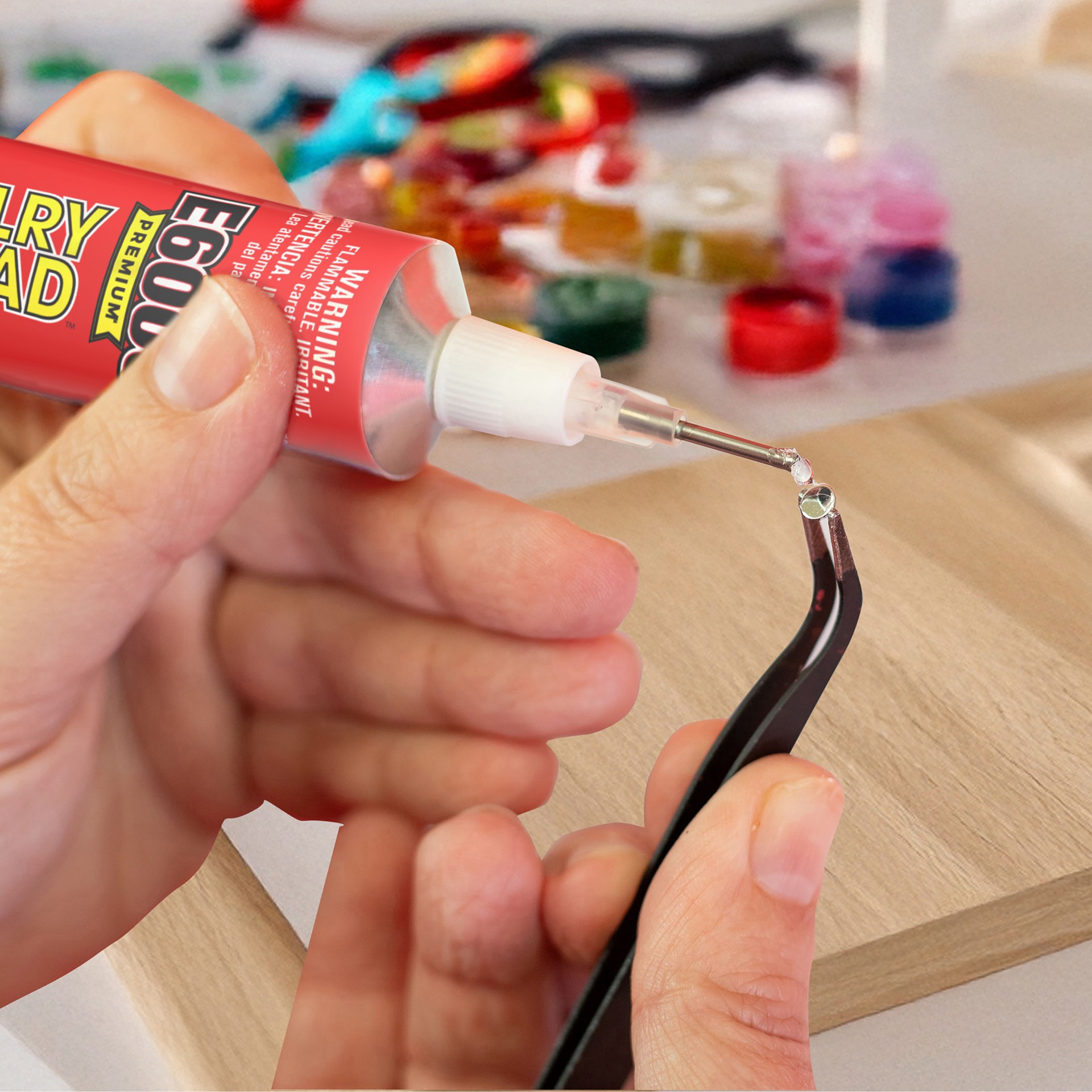 slide 2 of 4, E6000 1oz. Jewelry & Bead Contact Adhesive, 6000 1 oz