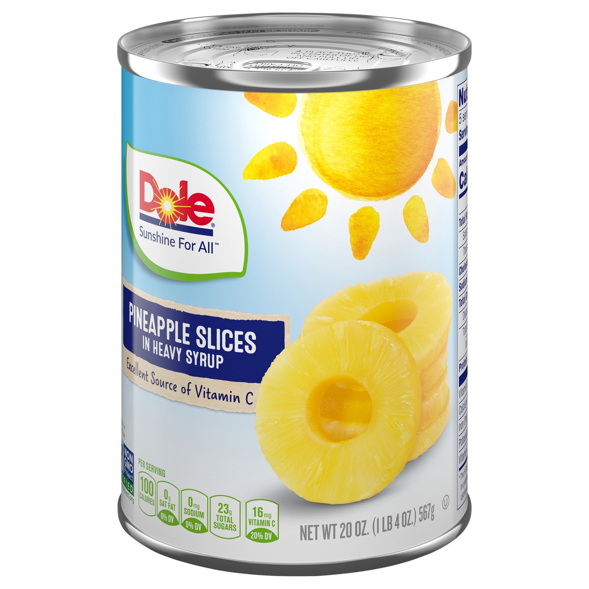 slide 2 of 9, Dole Pineapple Slices in Heavy Syrup, 20 oz