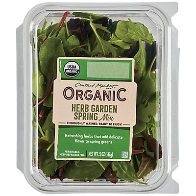 slide 1 of 1, Central Market Organics Herb Garden Spring Mix, 5 oz