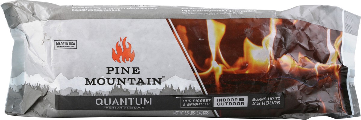 slide 6 of 9, Pine Mountain Quantum Premium Firelog, 5.5 lb