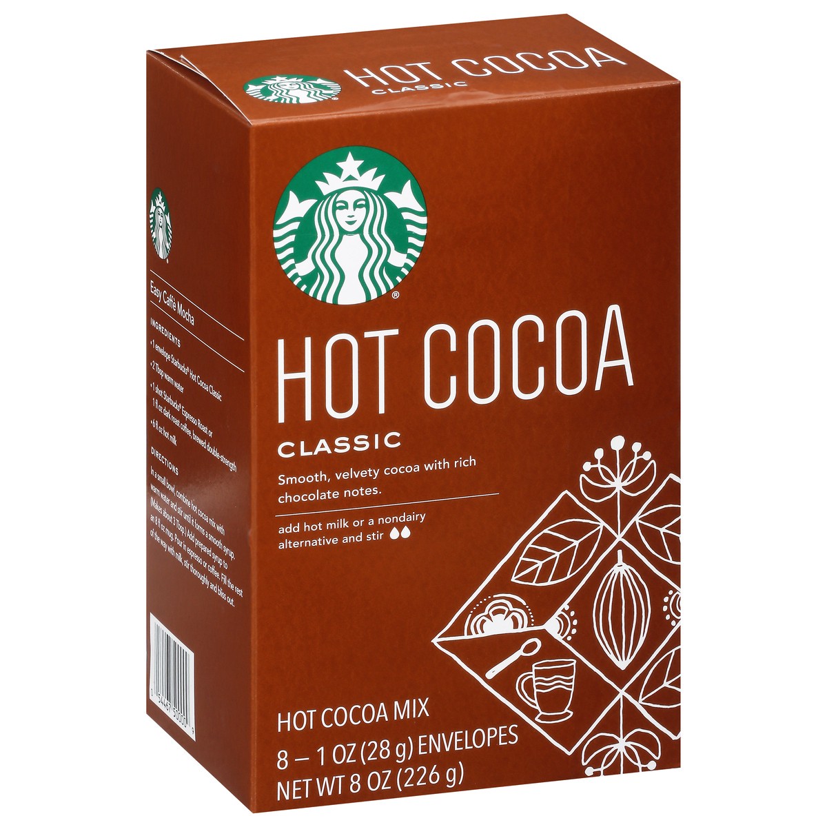 slide 6 of 9, Starbucks Classic Hot Cocoa Mix 8 - 1 oz Envelopes, 8 ct