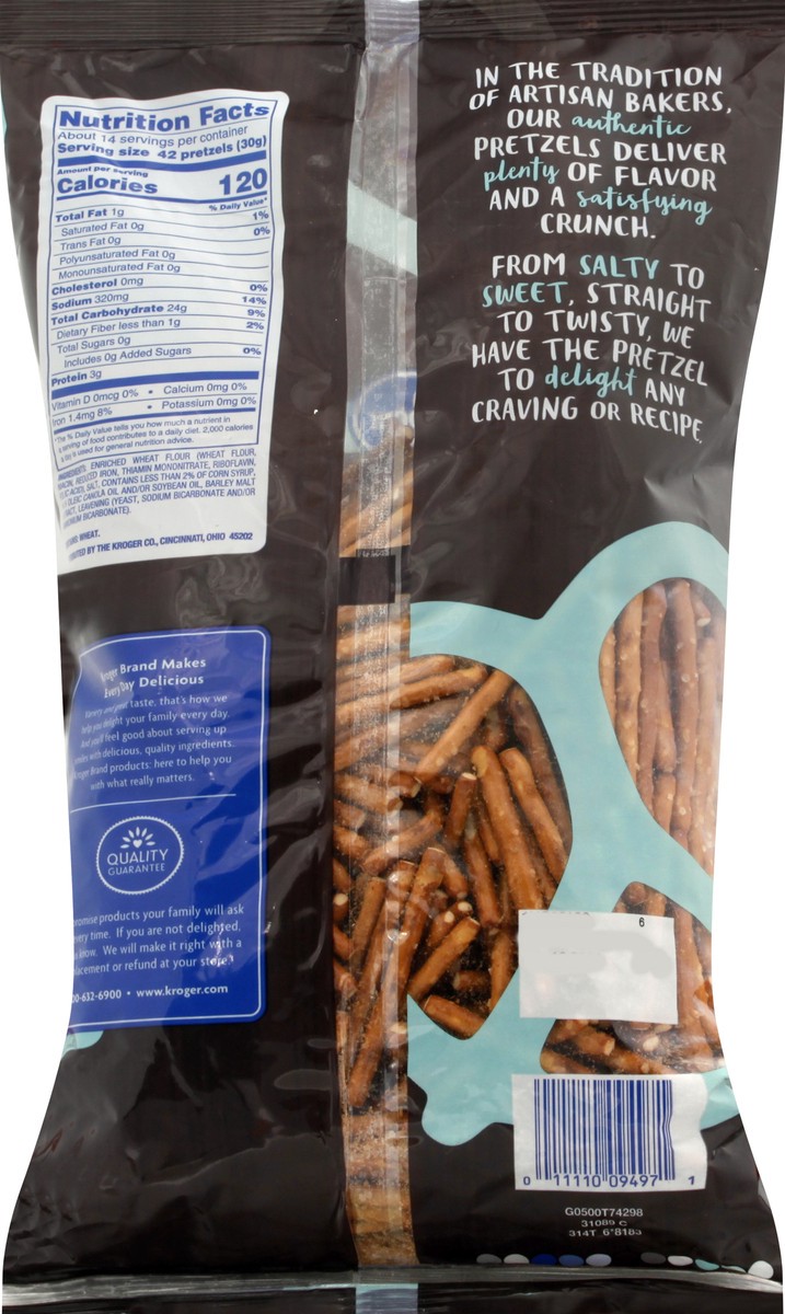 slide 4 of 11, Kroger Pretzel Sticks, 15 oz