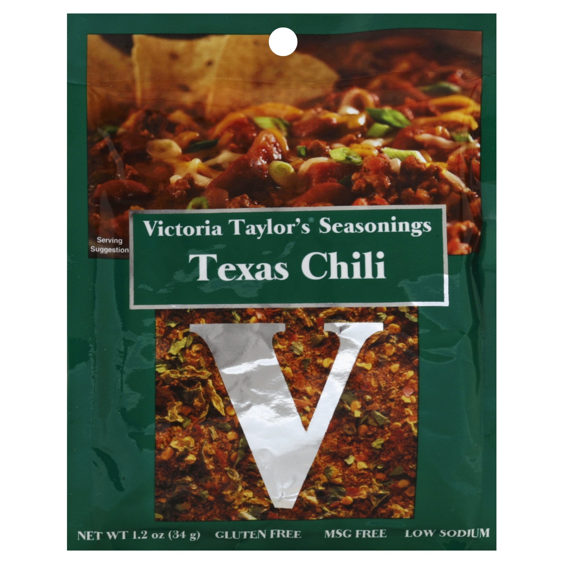 slide 1 of 1, Victoria Taylor's Seasonings Texas Chili, 1.2 oz