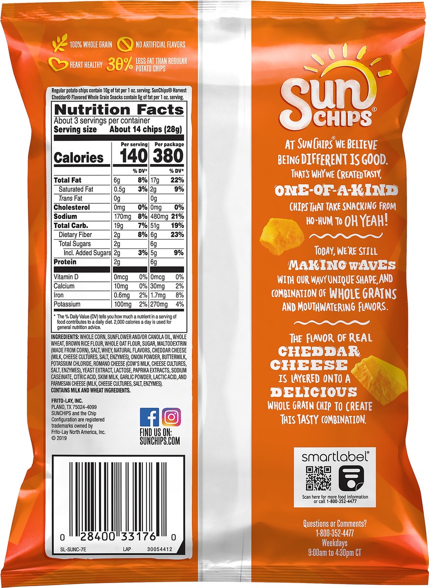 slide 2 of 5, SunChips Whole Grain Snacks, 2.75 oz