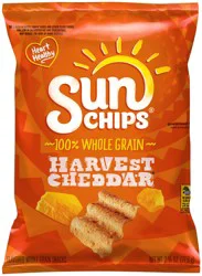 SunChips Whole Grain Snacks , Harvest Cheddar