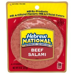 Hebrew National Beef Salami, Lunch Meat, 8 OZ
