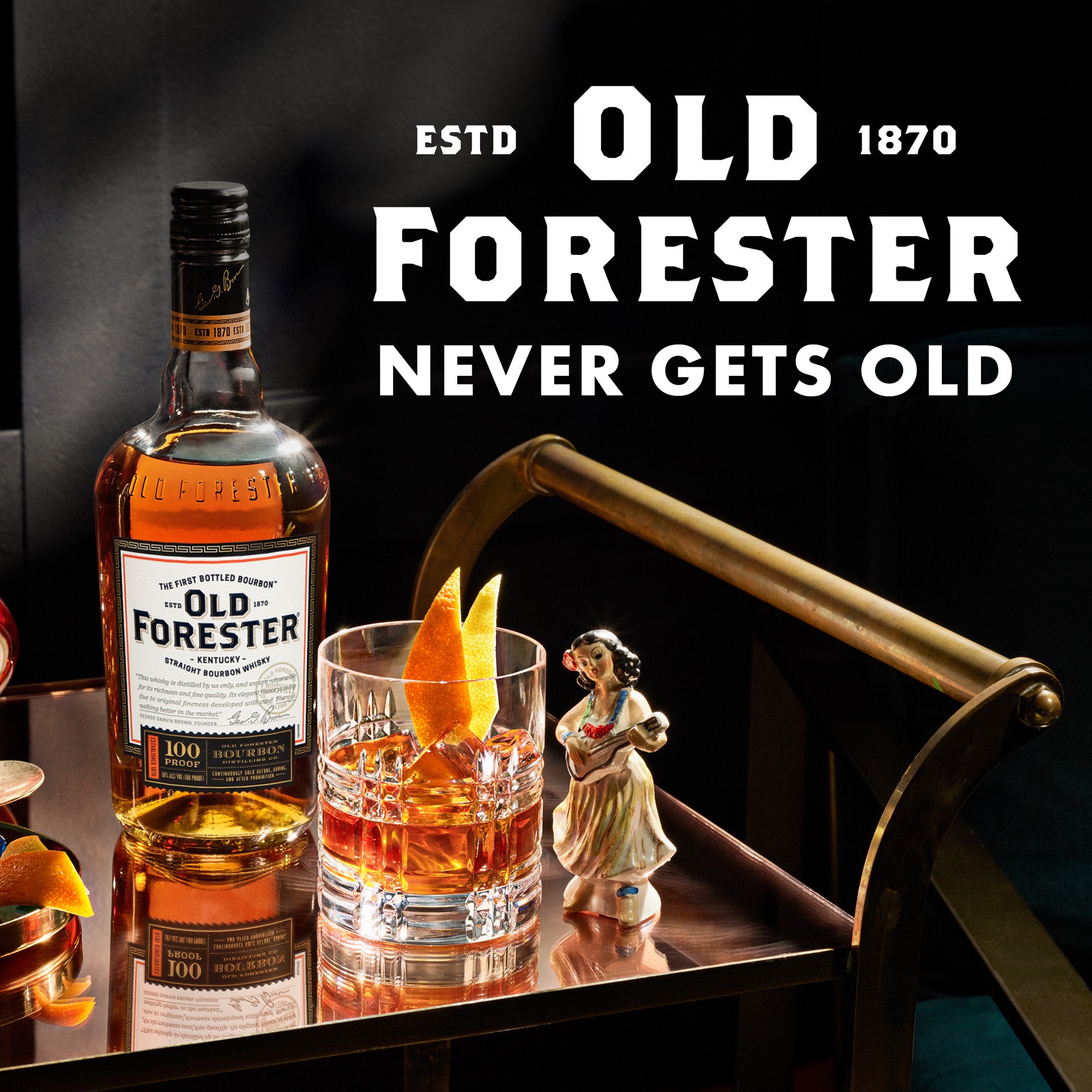 slide 8 of 9, Old Forester 100 Proof Kentucky Straight Bourbon Whisky, 750 mL Bottle, 100 Proof, 750 ml