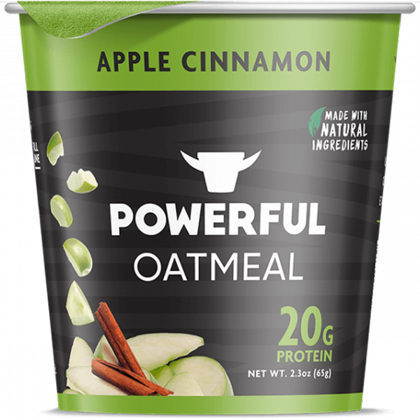 slide 1 of 3, Powerful Apple Cinnamon Oatmeal, 2.29 oz