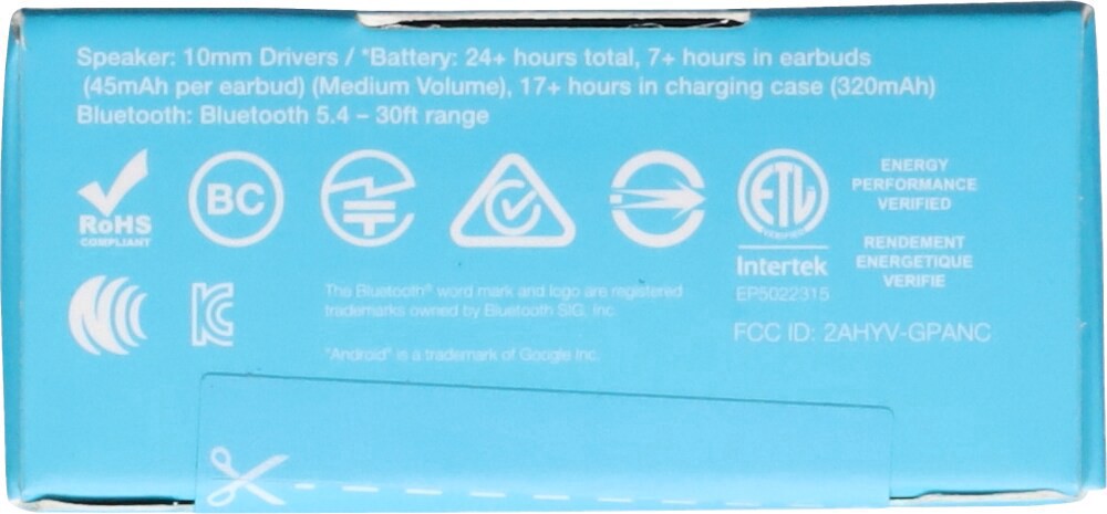 slide 3 of 5, JLab® Audio Go Pop ANC True Wireless Earbuds - Black, 1 ct