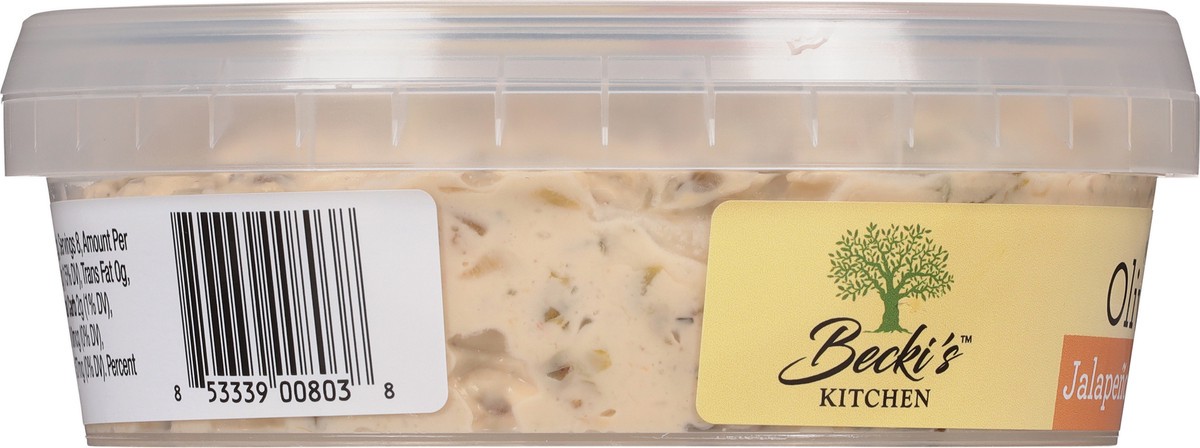 slide 9 of 9, Becki's Kitchen Cream Cheese Becki's Olive Salsa, 8 oz