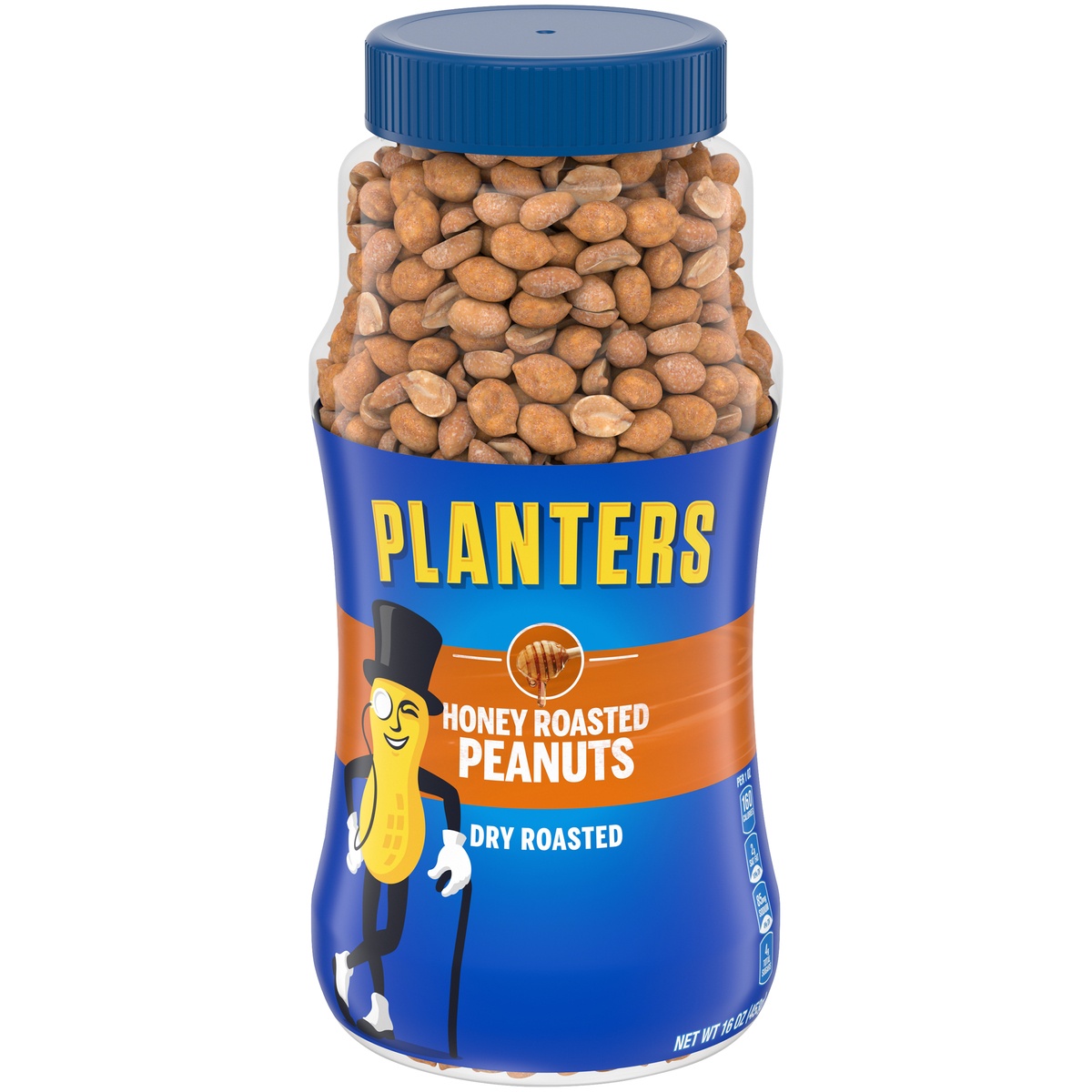 slide 1 of 11, Planters Honey Roasted Peanuts,Jar, 16 oz