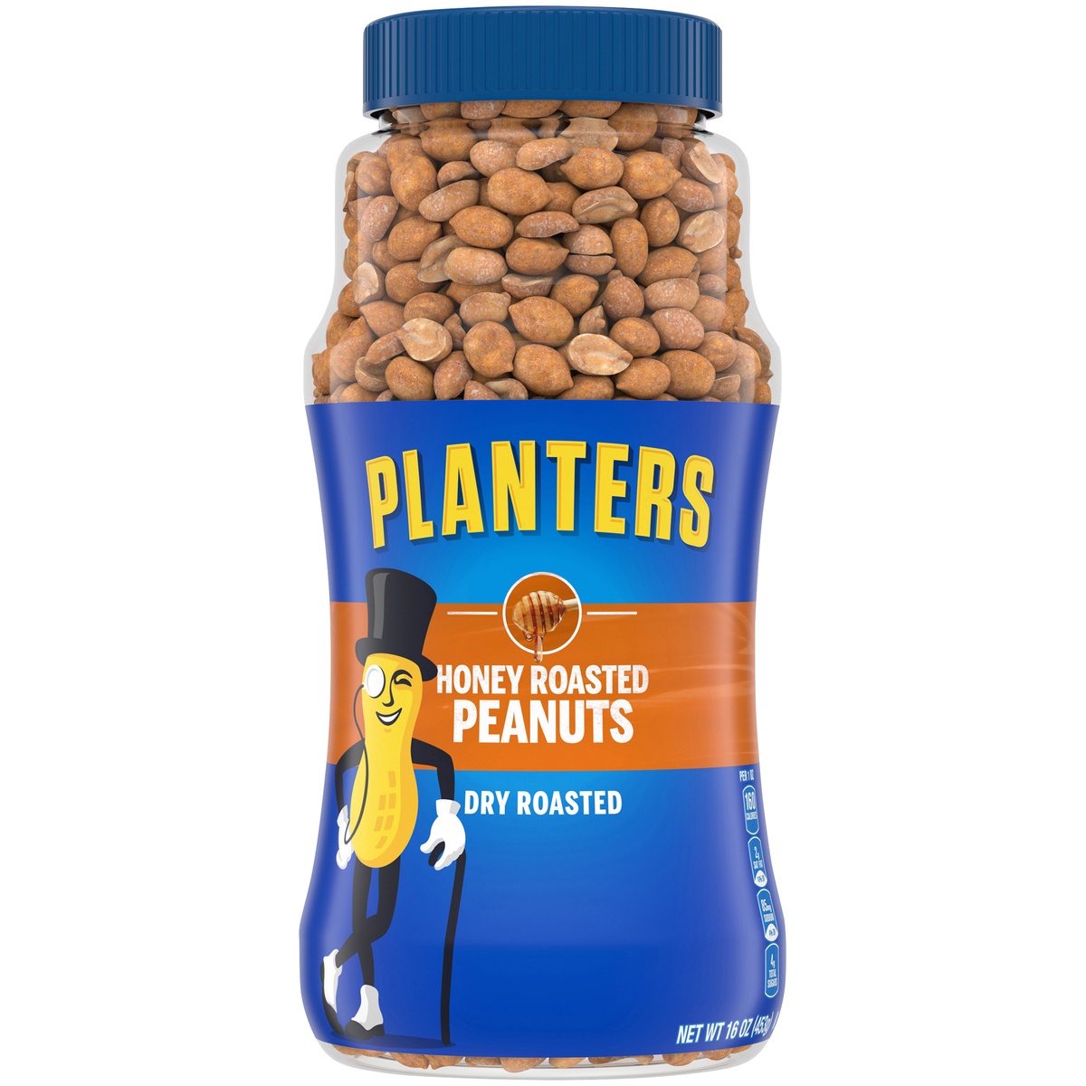 slide 9 of 11, Planters Honey Roasted Peanuts,Jar, 16 oz