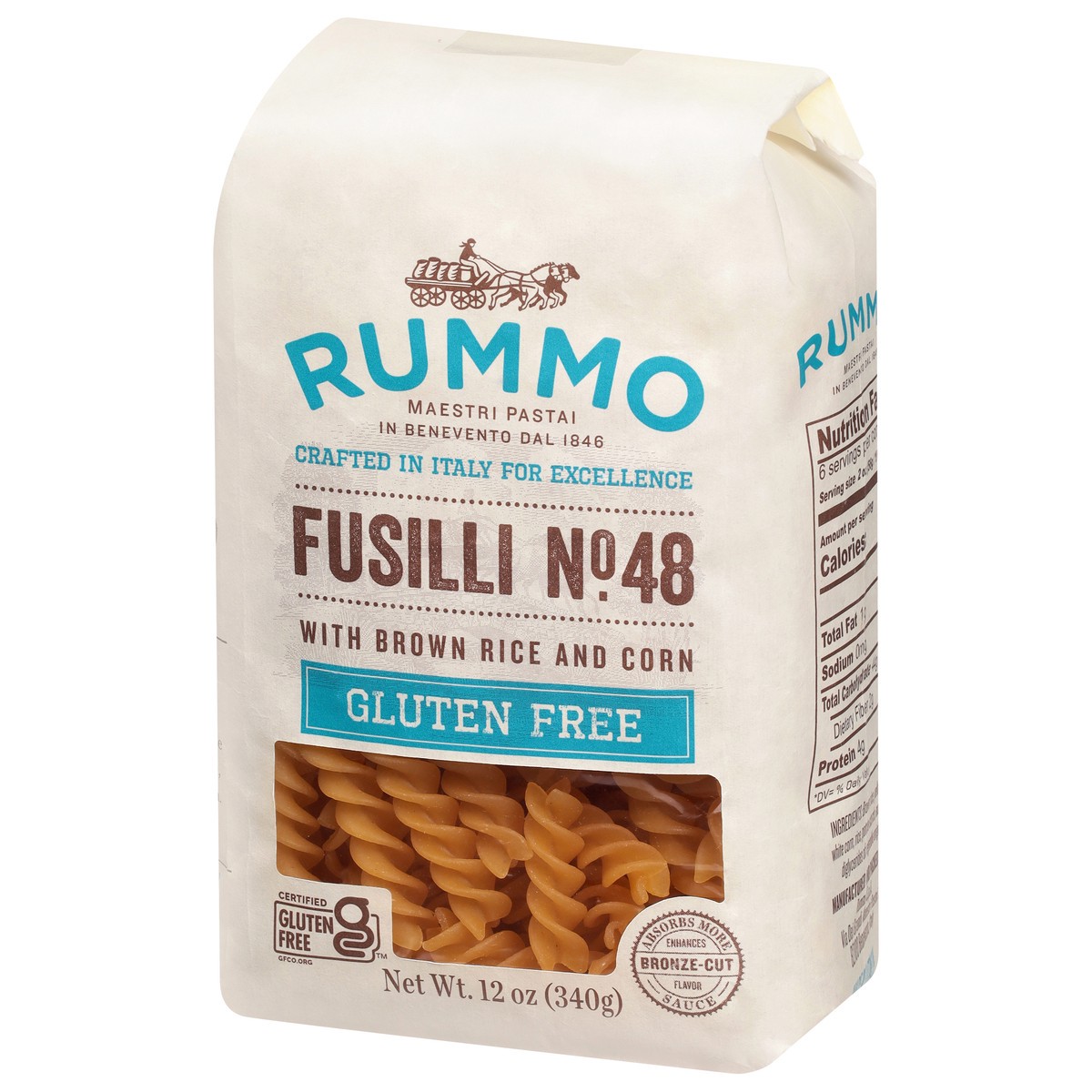 slide 2 of 4, Rummo No. 48 Gluten Free Fusilli 12 oz, 12 oz