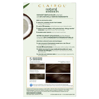 slide 2 of 5, Clairol Natural Instincts 5 Medium Brown Semi-Permanent Hair Color, 1 ct