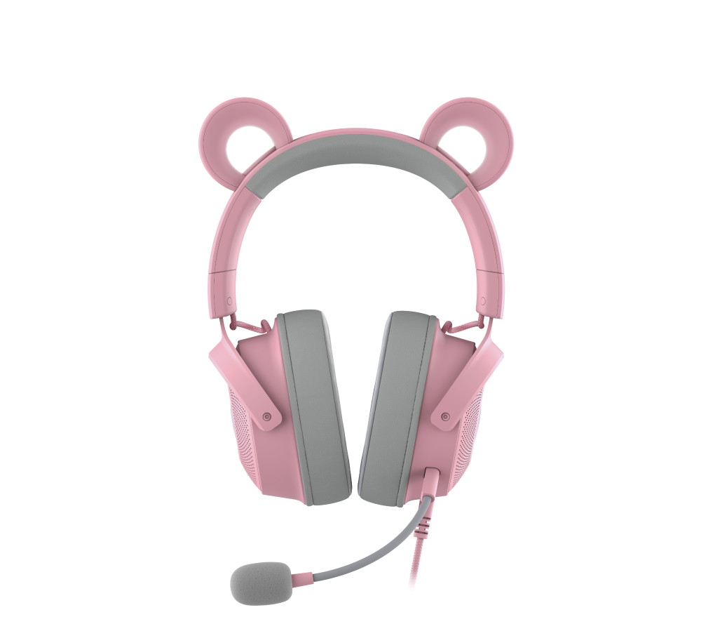 slide 3 of 3, Razer Kraken Kitty Edition V2 Pro Headset - Quartz, 1 ct