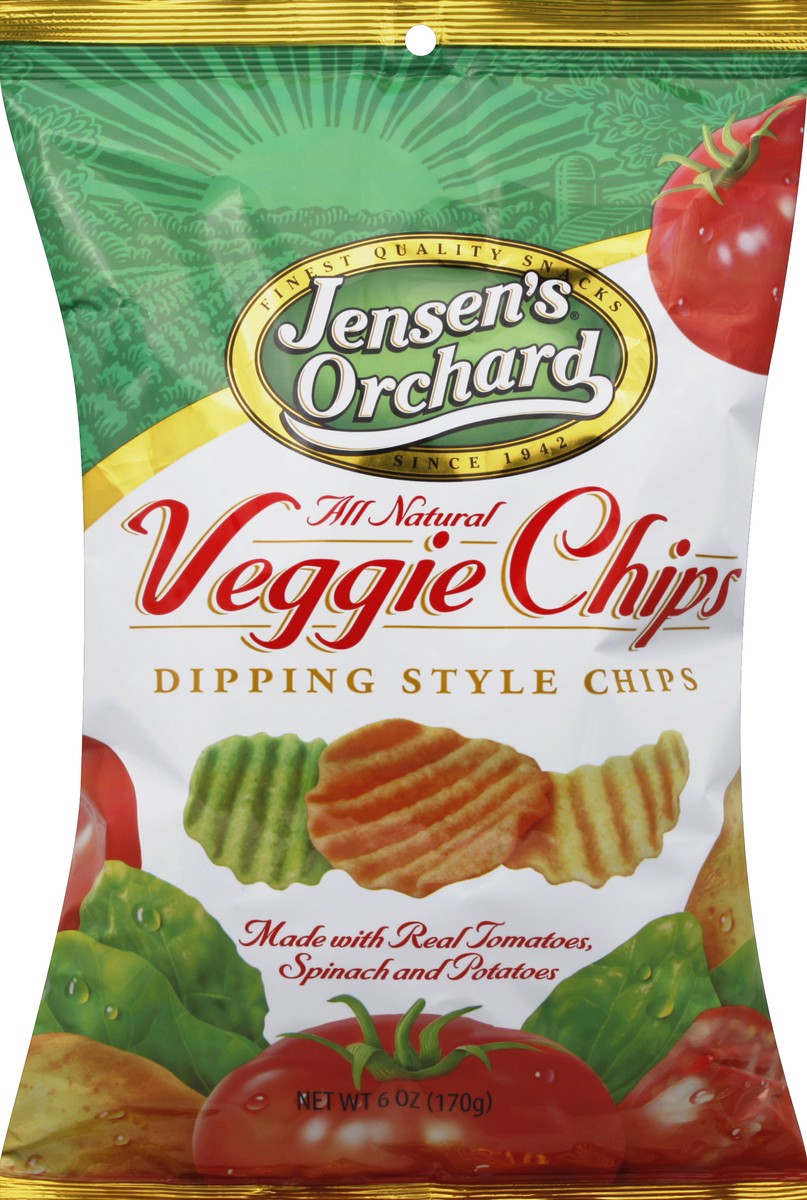 slide 5 of 6, Jensen's Orchard Veggie Chips, 6 oz