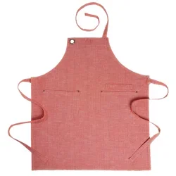 Haven + Key Two Pocket Chambray Apron - Pink