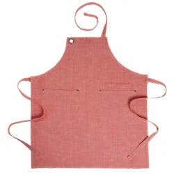 Haven + Key Two Pocket Chambray Apron - Pink