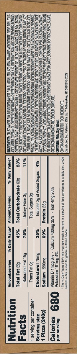 slide 12 of 13, Screamin' Sicilian Country Breakfast Sausage & Gravy Pizza 8.75 oz, 8.75 oz