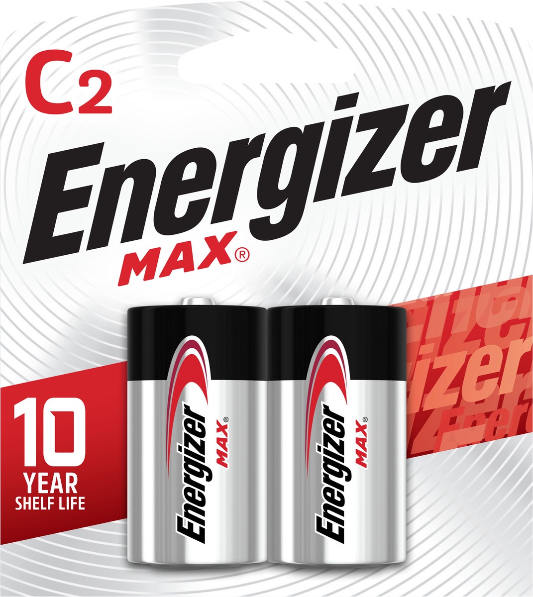 slide 2 of 3, Energizer MAX C Battery 2 pack, 2 ct