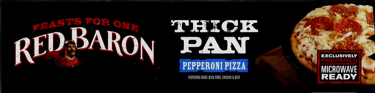 slide 2 of 4, Red Baron Singles Personal Pan Pizza Pepperoni, 9.6 oz