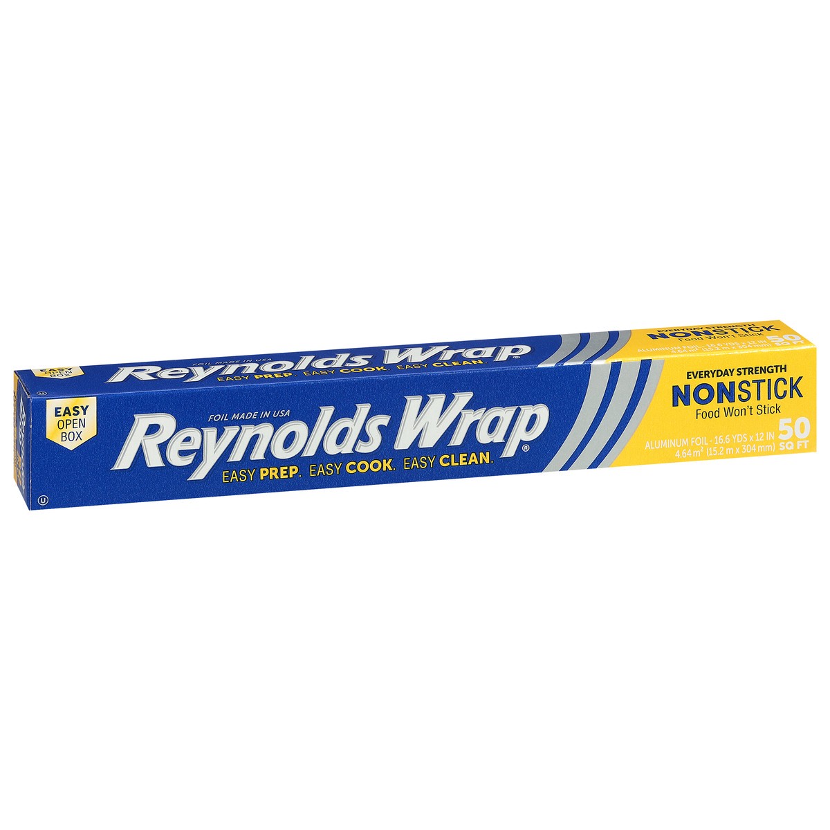 slide 4 of 4, Reynolds Wrap 50 Sq Ft Everyday Strength Nonstick Aluminum Foil 1 ea, 1 ct