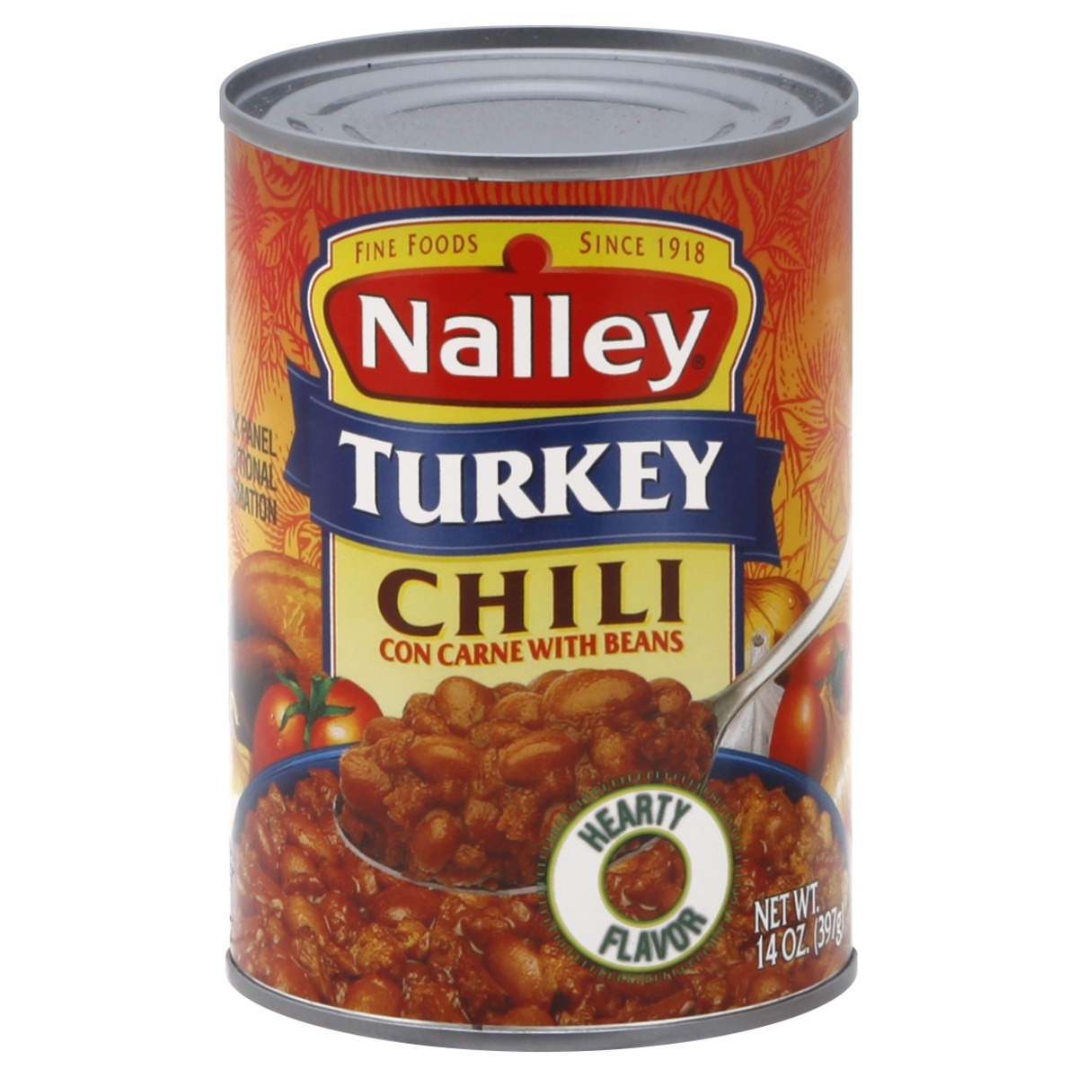 slide 1 of 2, Nalley Turkey Chili With Beans, 14 oz., 