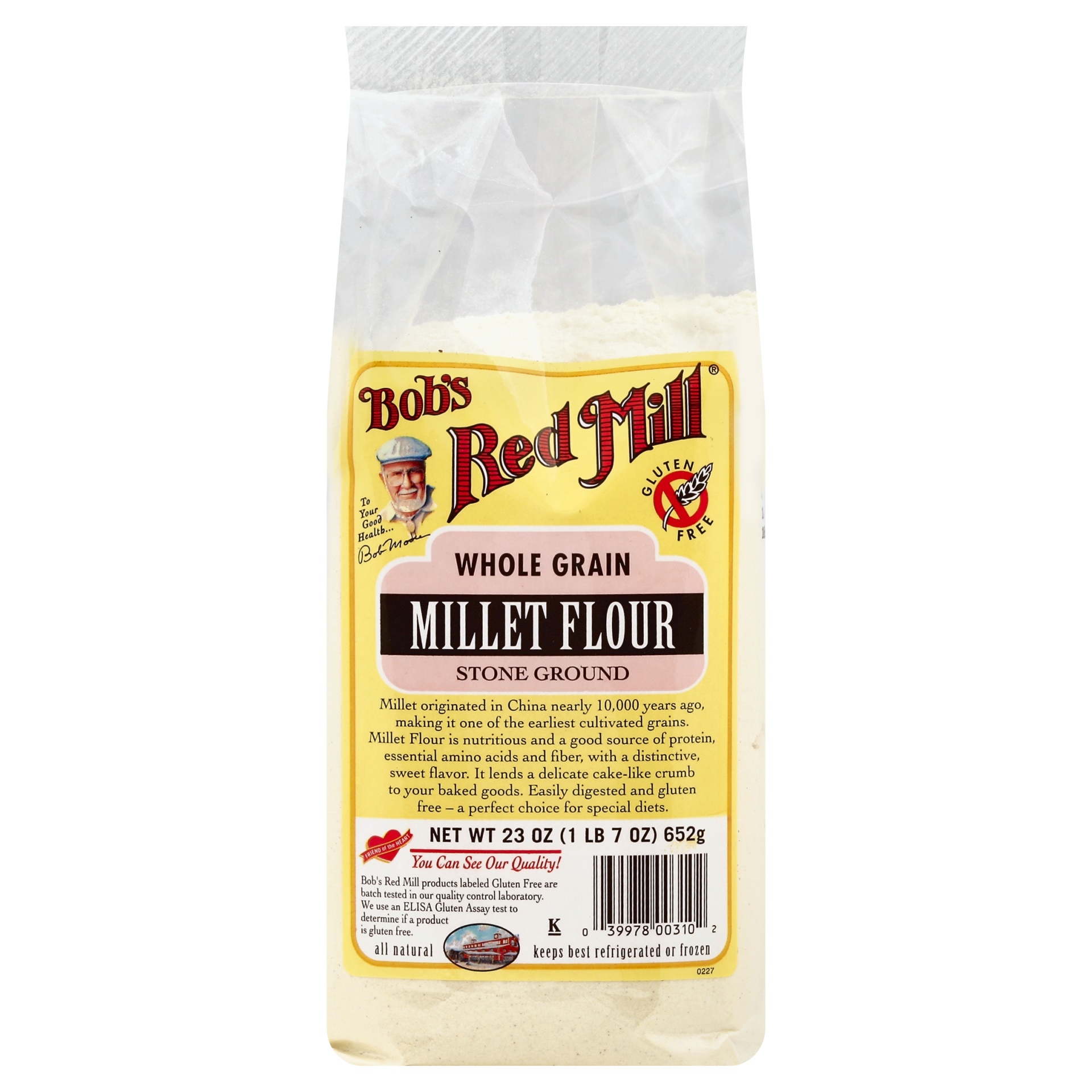 slide 1 of 1, Bob's Red Mill Millet Flour, 20 oz