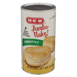H-E-B Jumbo Flaky Homestyle Biscuits