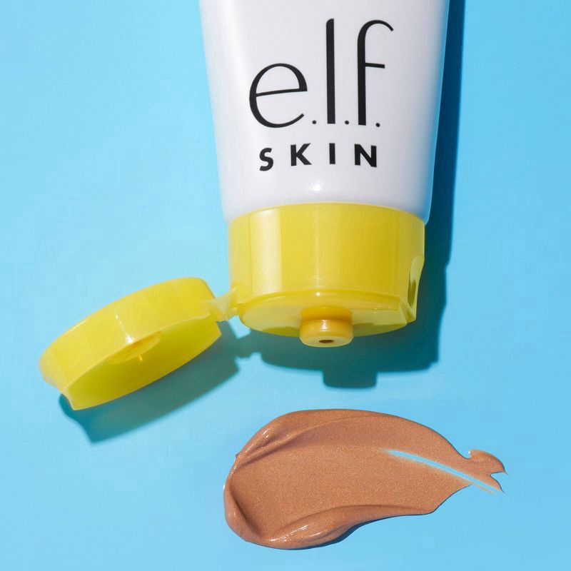 slide 9 of 12, e.l.f. Skin Sheer Bronze Shimmer Broad Spectrum SPF 30 Sun Protection + Makeup Primer 1.7 fl oz, 1.7 fl oz