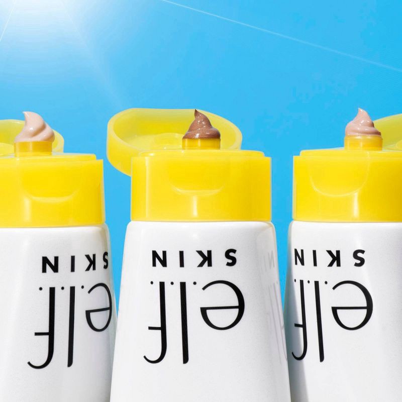 slide 7 of 12, e.l.f. Skin Sheer Bronze Shimmer Broad Spectrum SPF 30 Sun Protection + Makeup Primer 1.7 fl oz, 1.7 fl oz