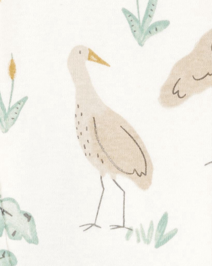 slide 2 of 2, Carter's Carters Baby 2-Piece 2-Way Zip Sleep & Play & Headwrap Set - Ivory Ivory 9M, 2 pc