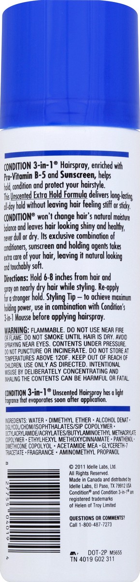 slide 4 of 4, Condition Hairspray 7 oz, 7 oz