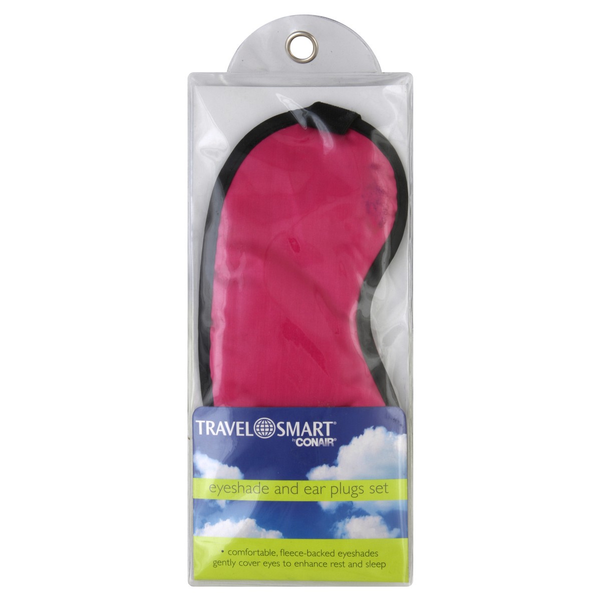 slide 2 of 2, Travel Smart Eye Mask with Ear Plugs Set, 1 ct