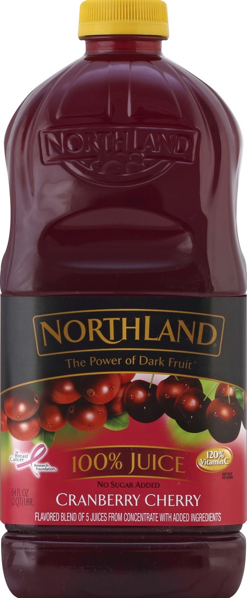 slide 3 of 4, Northland Cranberry Cherry 100% Juice - 64 fl oz, 64 fl oz