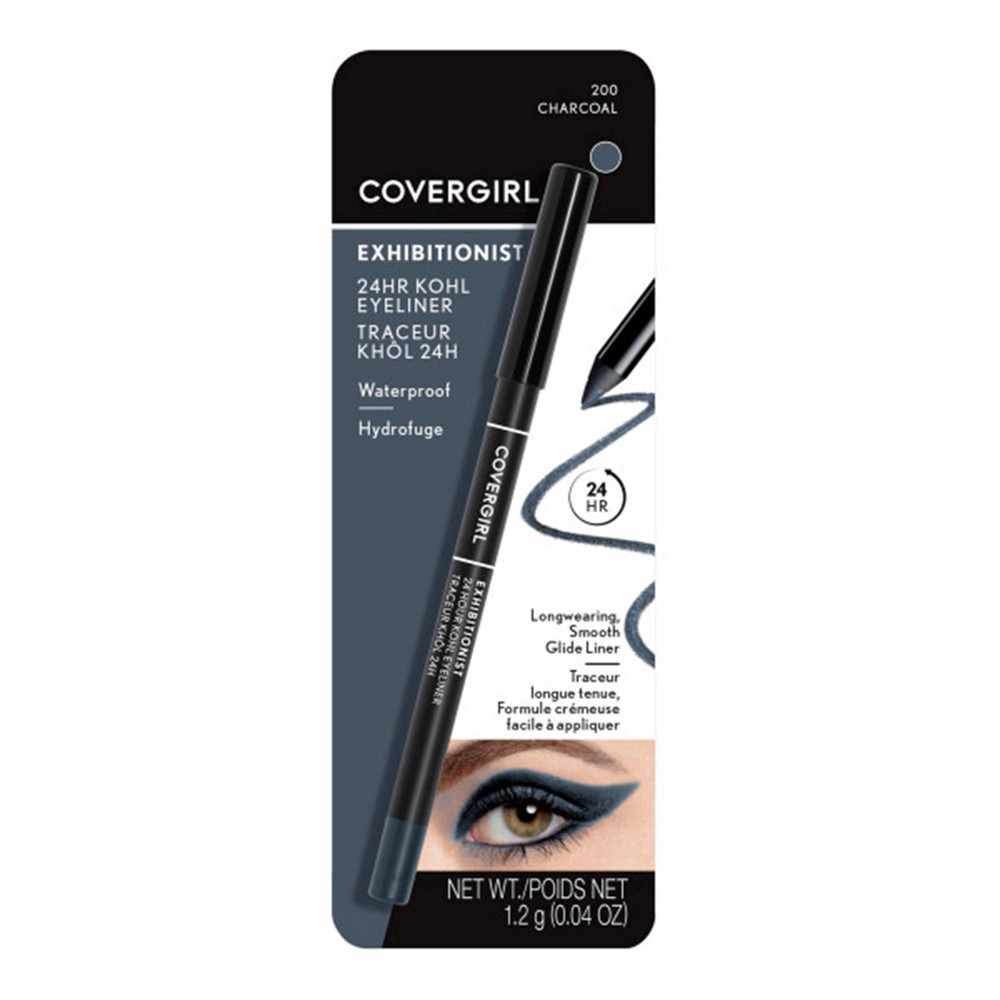 slide 5 of 7, Covergirl Exhibitionist 24-Hour Kohl Eyeliner, Charcoal, 0.35200000000000004 oz
