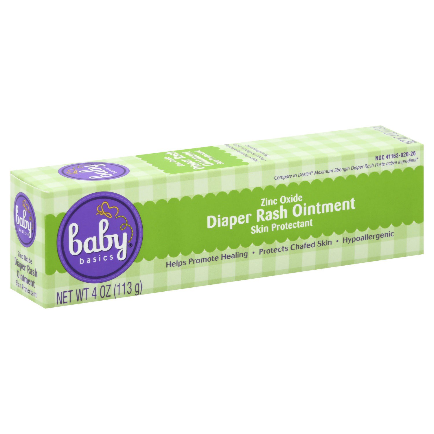 slide 1 of 1, Baby Basics Diaper Rash Ointment, 4 oz