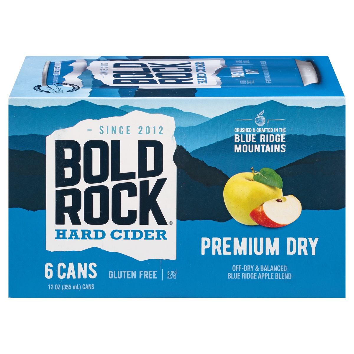 Bold Rock 6 Pack Premium Dry Hard Cider 6 ea 6 ct Shipt