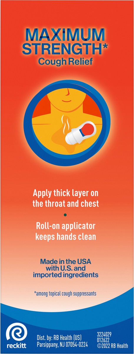 slide 11 of 13, Delsym Chest Rub No Mess Vapor Roll-On, 1.76 oz