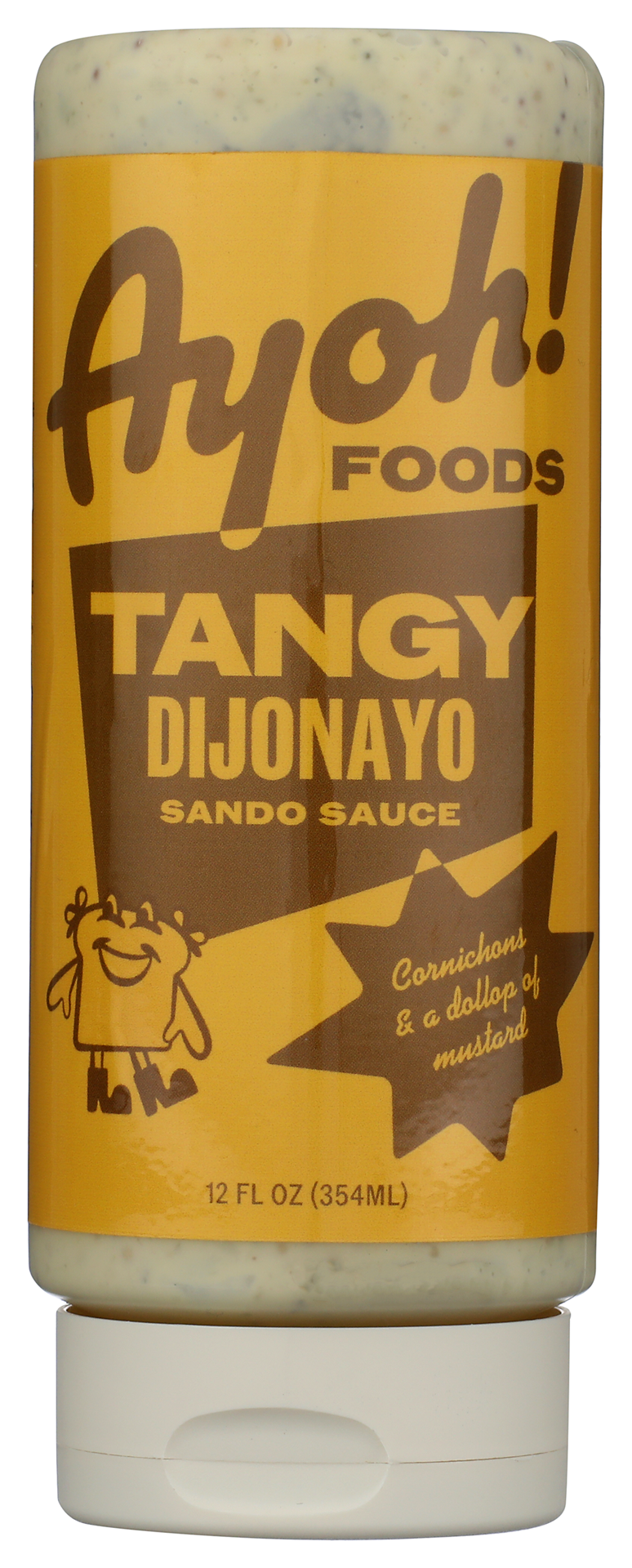slide 1 of 1, Ayoh Foods Dijonayo Sando Sauce, 12 oz