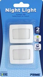 Prime Flat Panel El Lamp Night Light - White