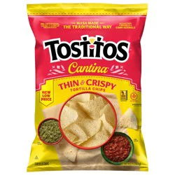 Tostitos Cantina Tortilla Chips Thin & Crispy, 8 oz