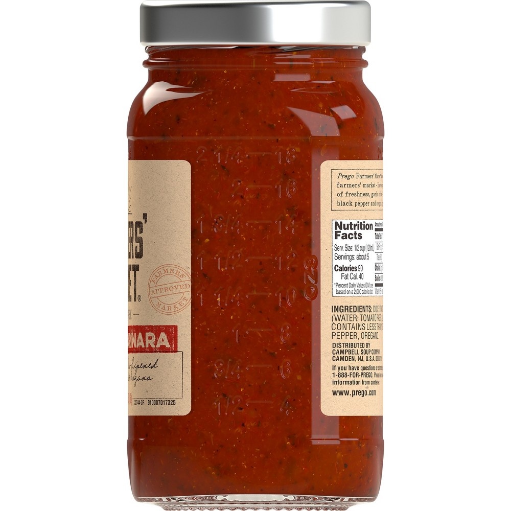 slide 2 of 5, Prego Farmers Market Classic Marinara Italian Sauce, 23.5 oz