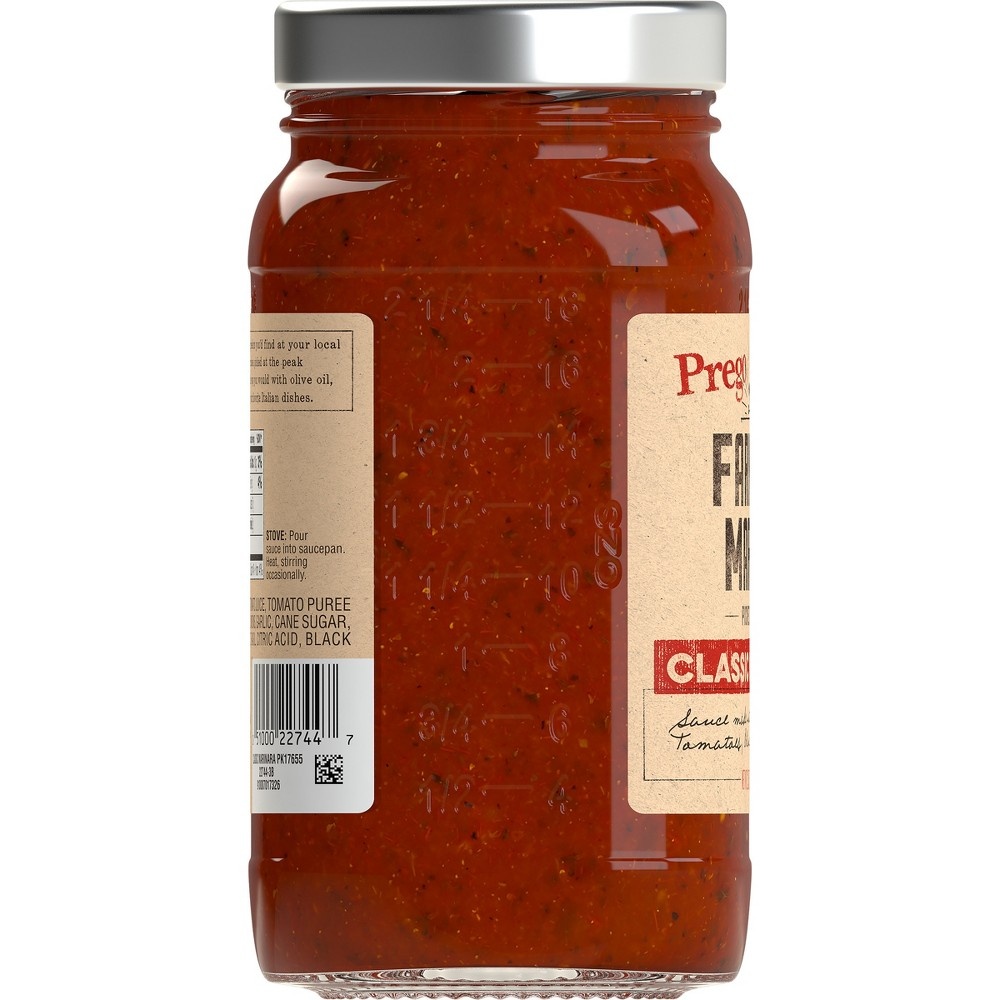 Prego Pasta Sauce, No Sugar Added Traditional, 23.5 oz Jar