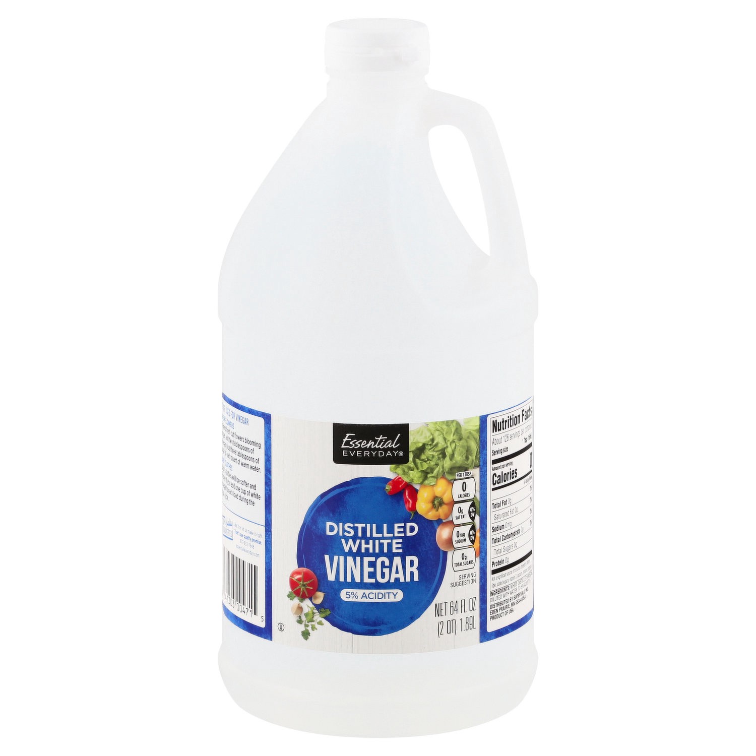 slide 1 of 1, Essential Everyday White Vinegar, 64 fl oz