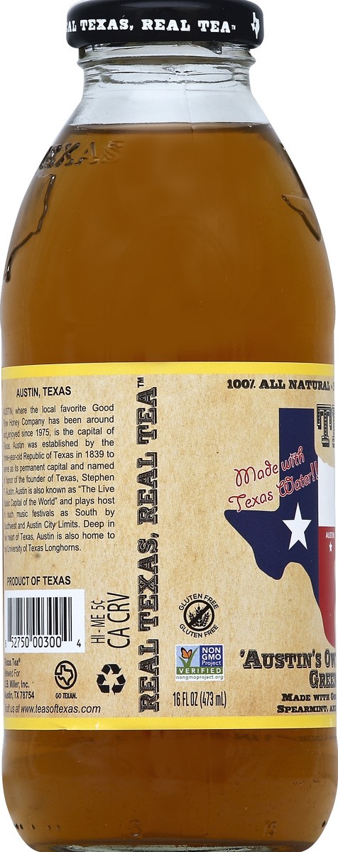 slide 3 of 4, Texas Tea Green Tea 16 oz, 16 oz