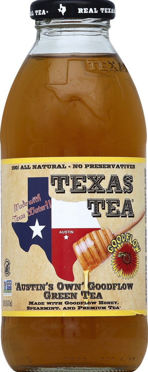 slide 1 of 4, Texas Tea Green Tea - 16 oz, 16 oz