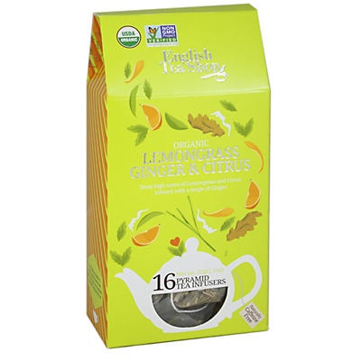 slide 1 of 1, English Tea Shop Organic Lemongrass Ginger Citrus Fruit - 16 ct, 16 ct