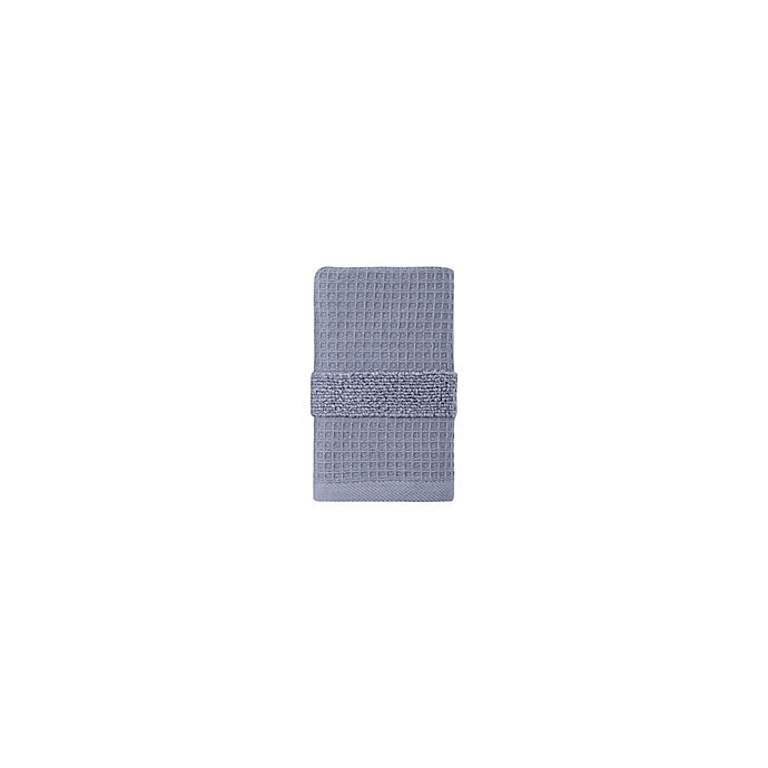 slide 1 of 1, Haven Organic Cotton Waffle & Terry Washcloth - Folkstone Grey, 1 ct