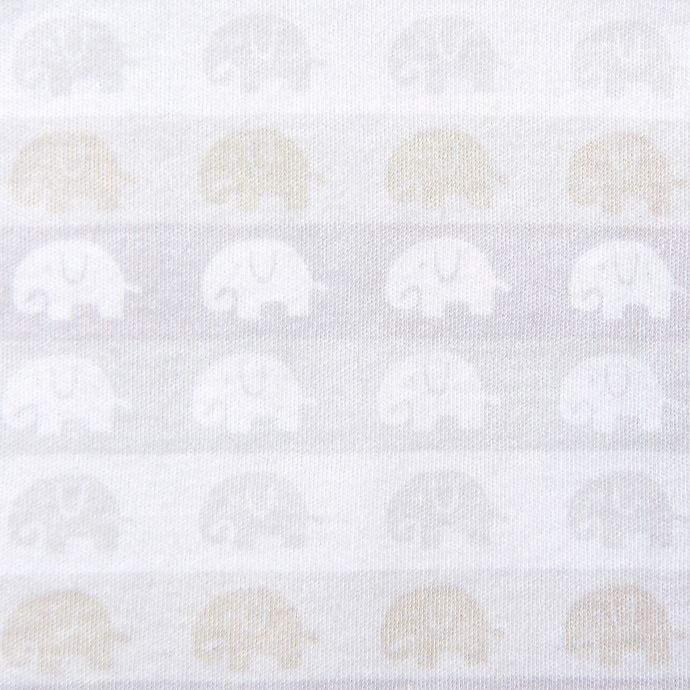 slide 4 of 4, HALO SwaddleSure Small Elephant Adjustable Swaddling Pouch - White/Grey, 1 ct